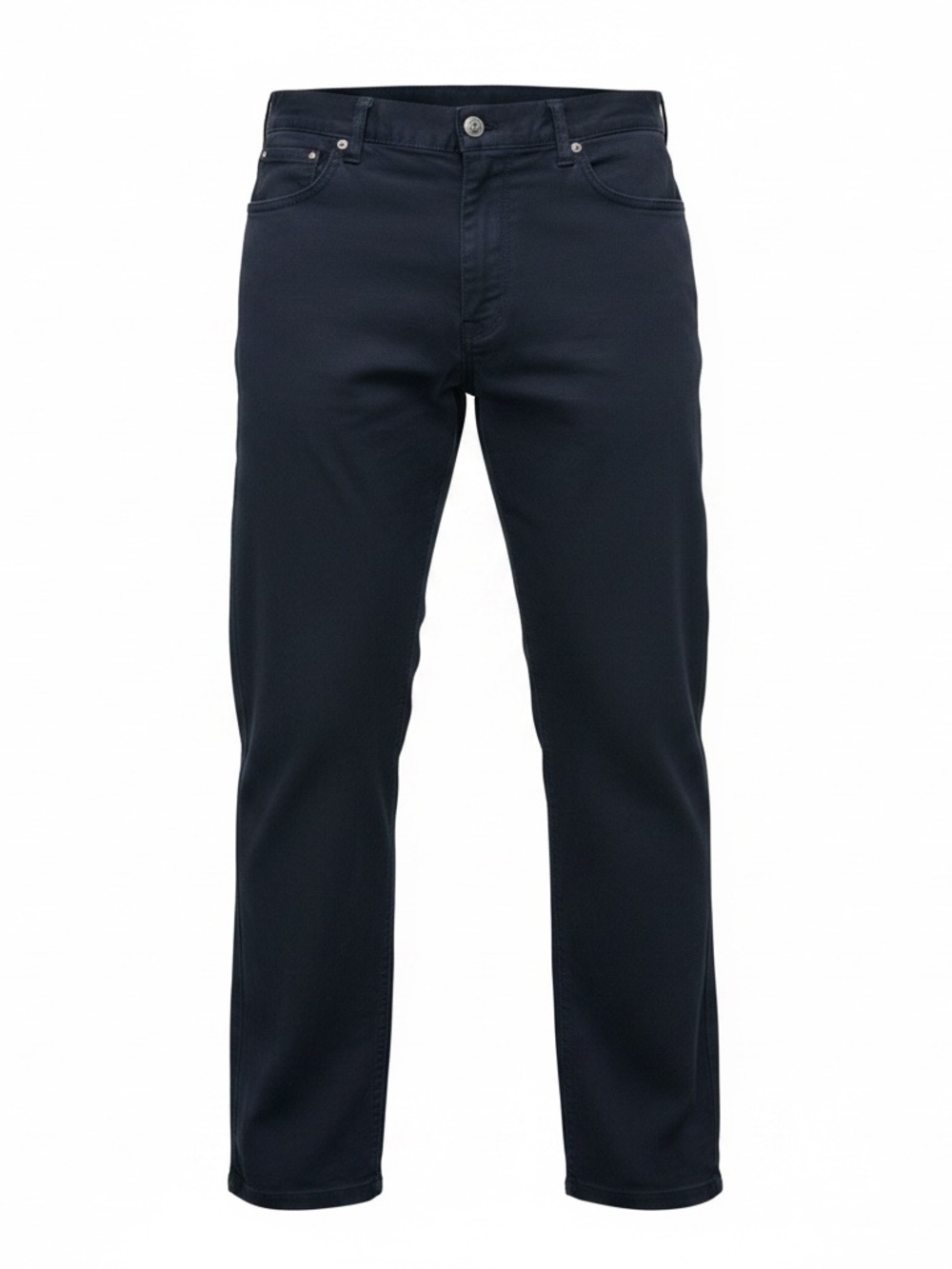 ZEGNA Men’s Navy Five Pocket Stretch Pants Size 36 Luxury Cotton Slim Straight